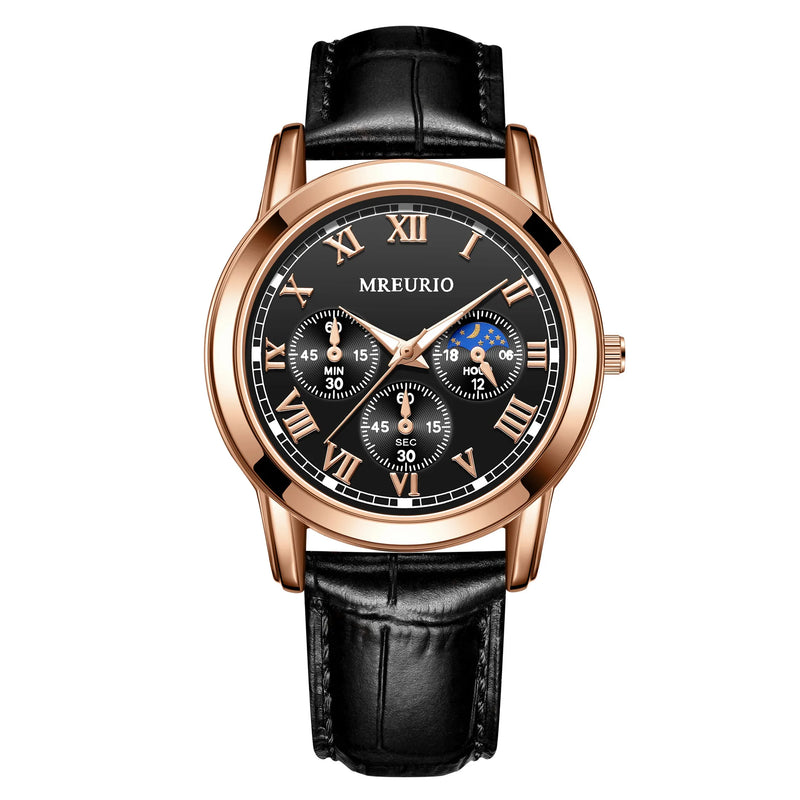 Eclavant Lunaris Chronograph – Moonphase Leather Edition