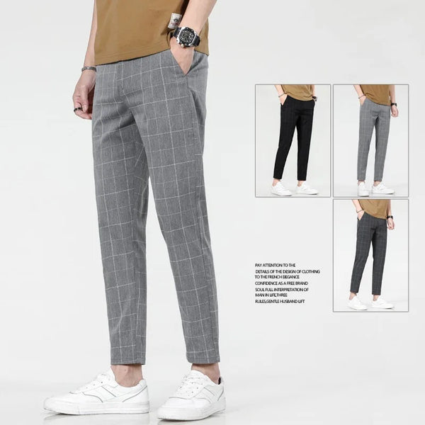 Eclavant Windsor Check Trousers – Modern European Fit