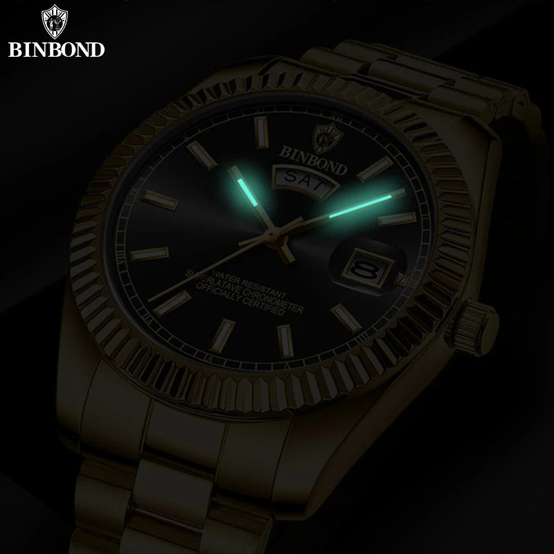 Eclavant Aurelian Chronograph – Luminous Quartz Timepiece