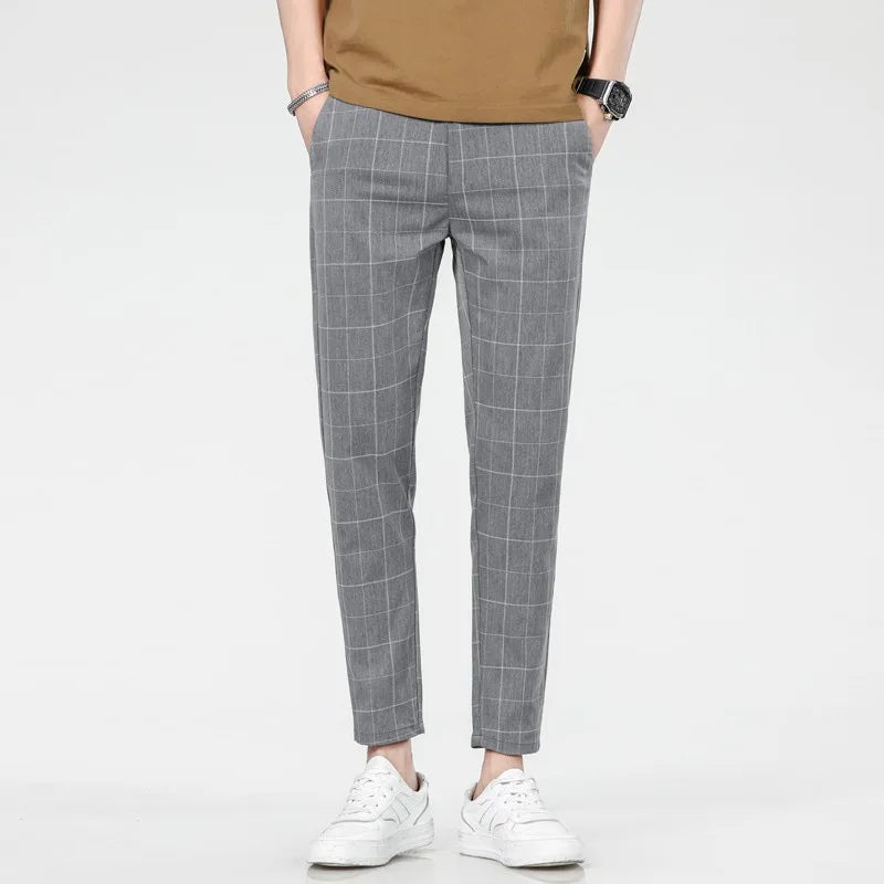 Eclavant Windsor Check Trousers – Modern European Fit
