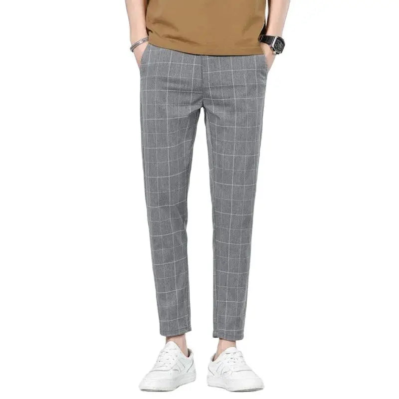 Eclavant Windsor Check Trousers – Modern European Fit