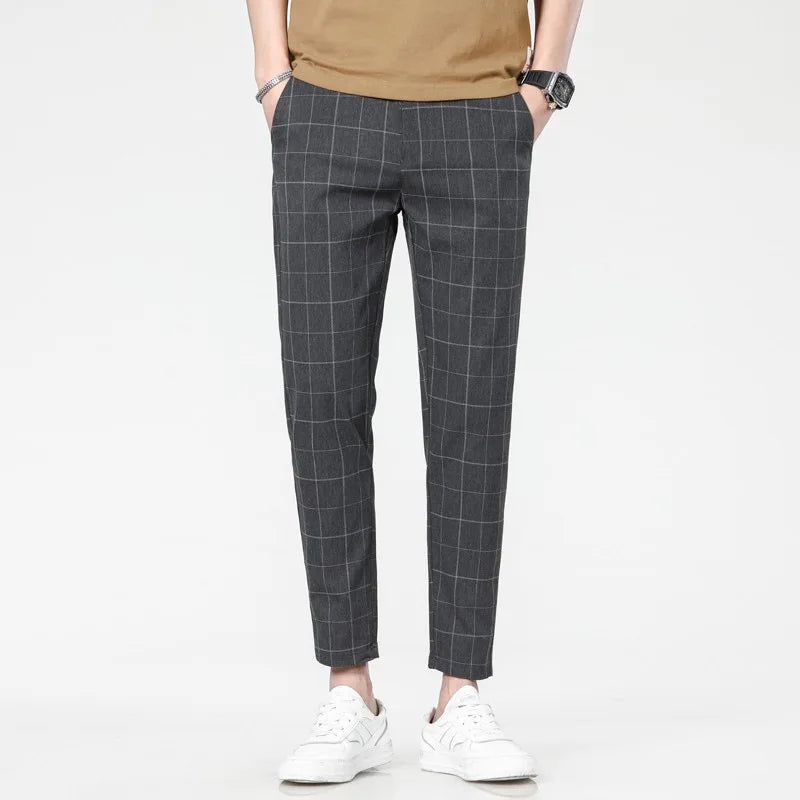 Eclavant Windsor Check Trousers – Modern European Fit