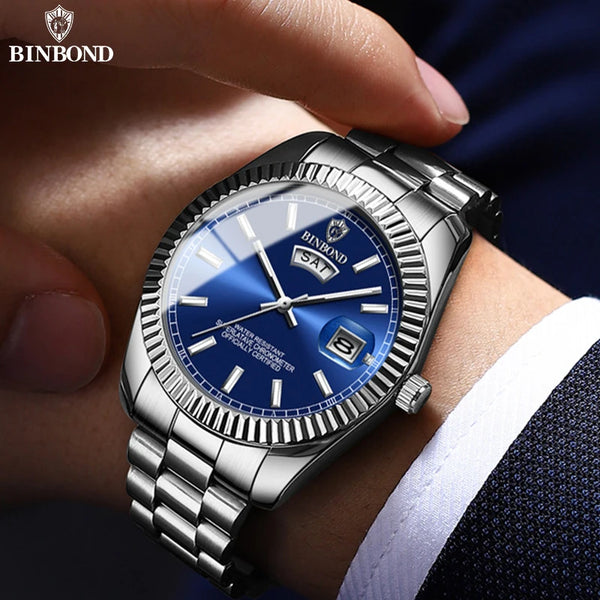 Eclavant Aurelian Chronograph – Luminous Quartz Timepiece